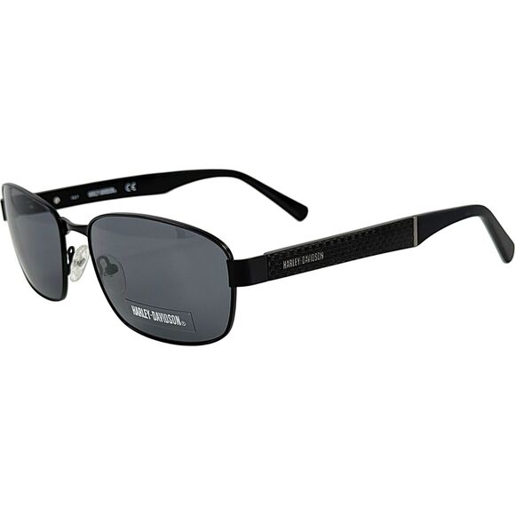 Harley Davidson HD0919X Mens Metal Sunglass 02N Matte Black 59-16 - Picture 1 of 6